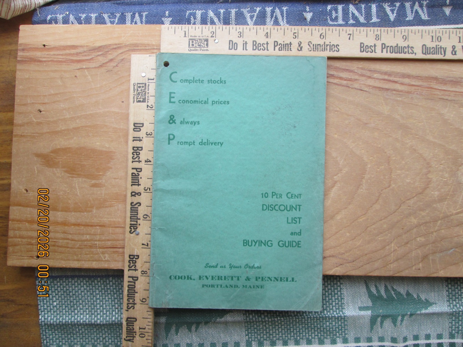 cook everett & pennell portland ME Pharmaceutical catalog