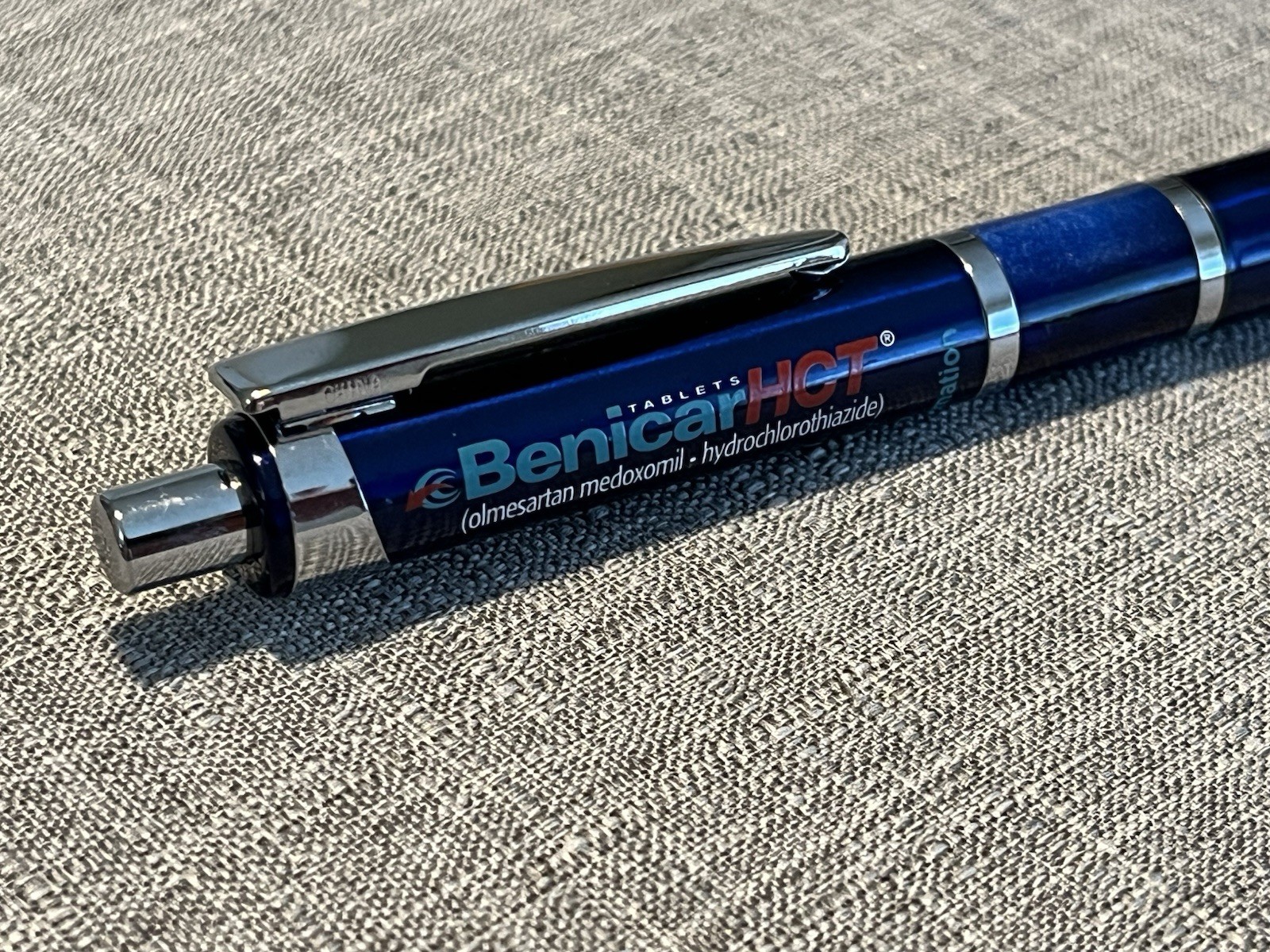 Benicar HCT drug rep pen – elegant METAL conversation starter – Free Shipping!