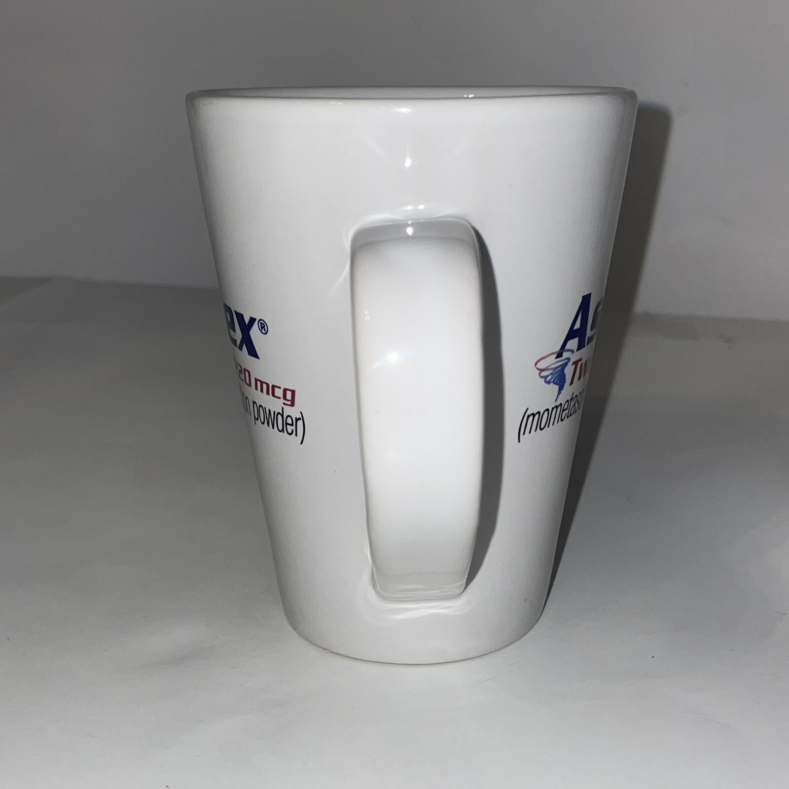 Asmanex Asthma Advertising Coffee Mug Cup Pharmaceutical Prescription Drug Rep