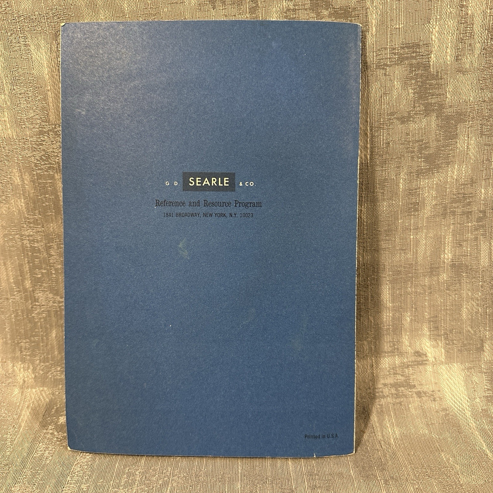 Vtg Searle Book ‘64 The Story of Enovid Birth Control Pharmaceutical Collectible