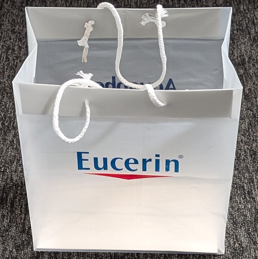 Medical Sales Rep Promo Tote Bag Eucerin Advertising 12in x 6in x 10 1/4in