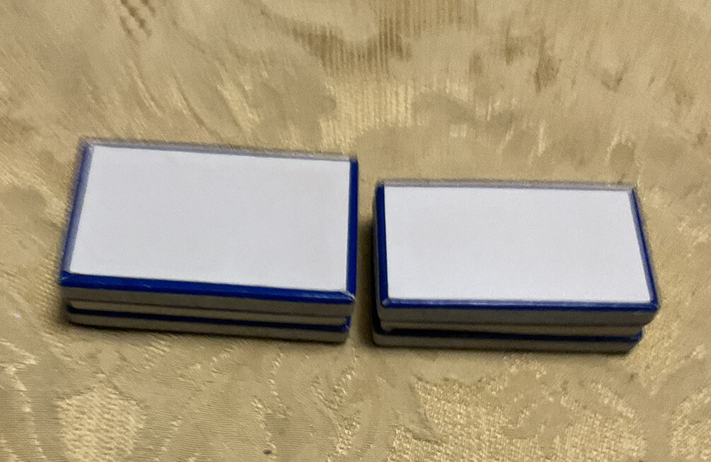 Schaufler Pharmacy Drug Co. Cardboard Prescription Pill Box Belleville ILL 2pcs