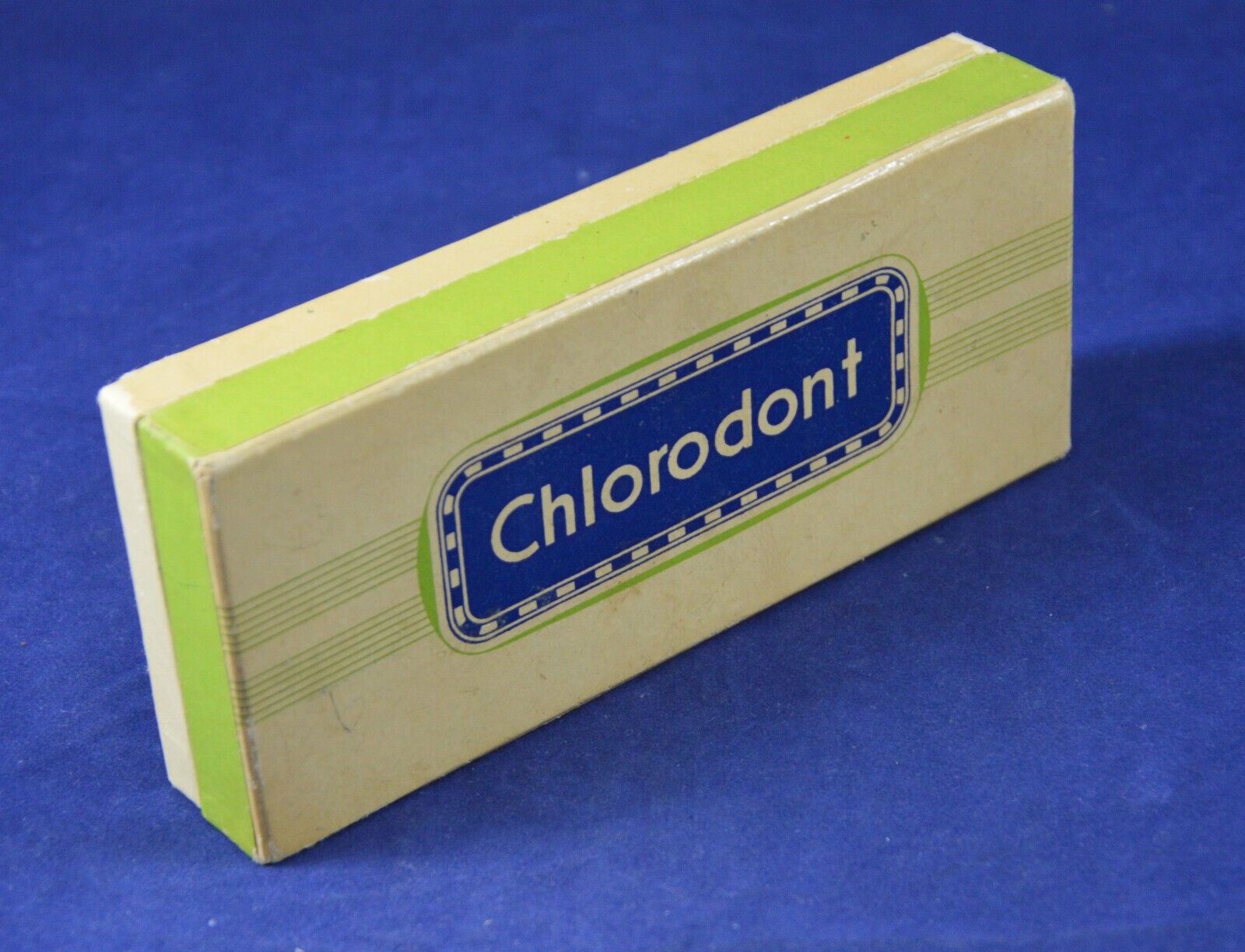 Vintage Old German Chlorodont Advertising Cardboard Box Leo Werke GMBH