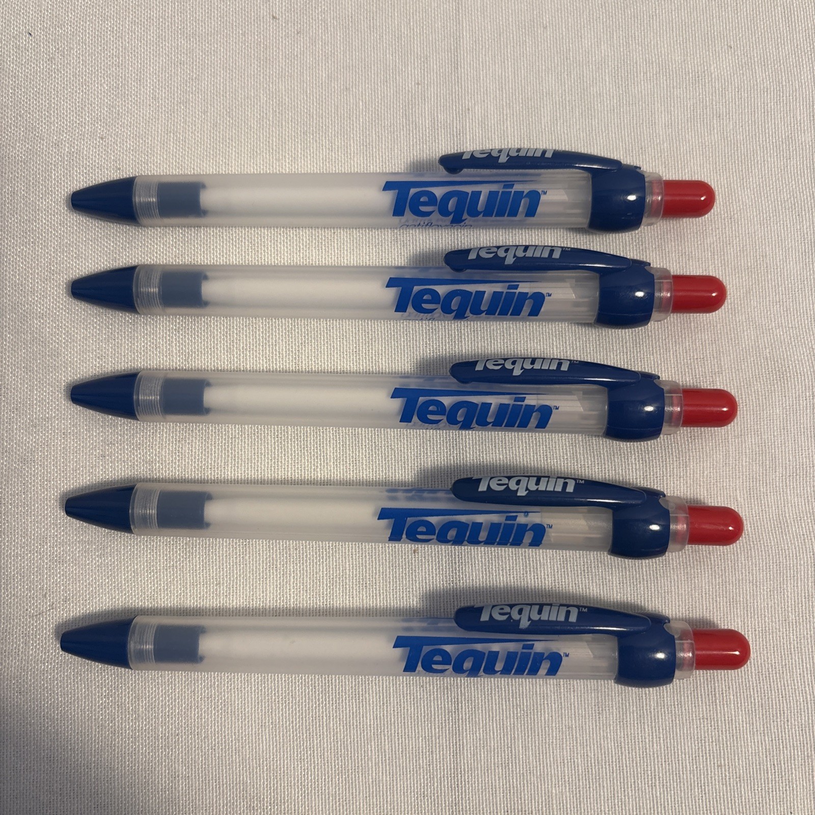 Tequin PENS Drug Rep Pharmaceutical Promo Medical Advertising Lot of 5