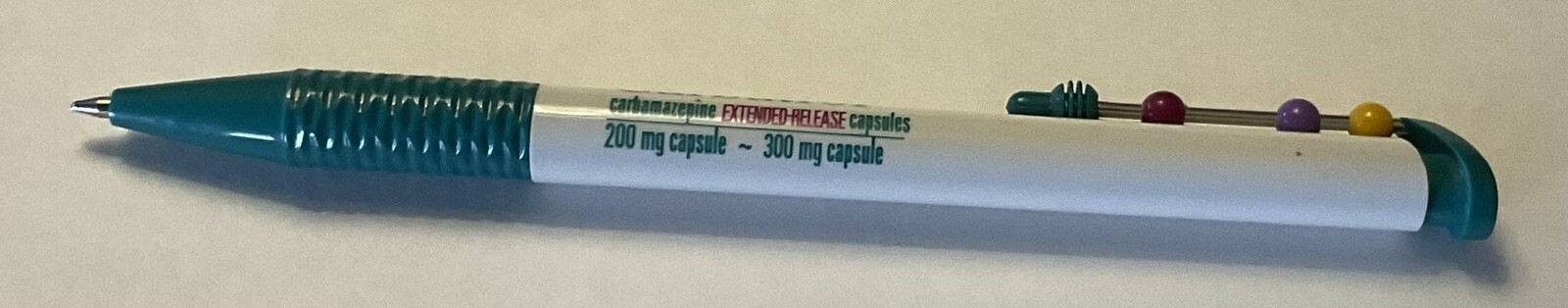 From The Maker Of Adderall, Carbatrol Beaded Pen! Pharmaceutical Collectible.