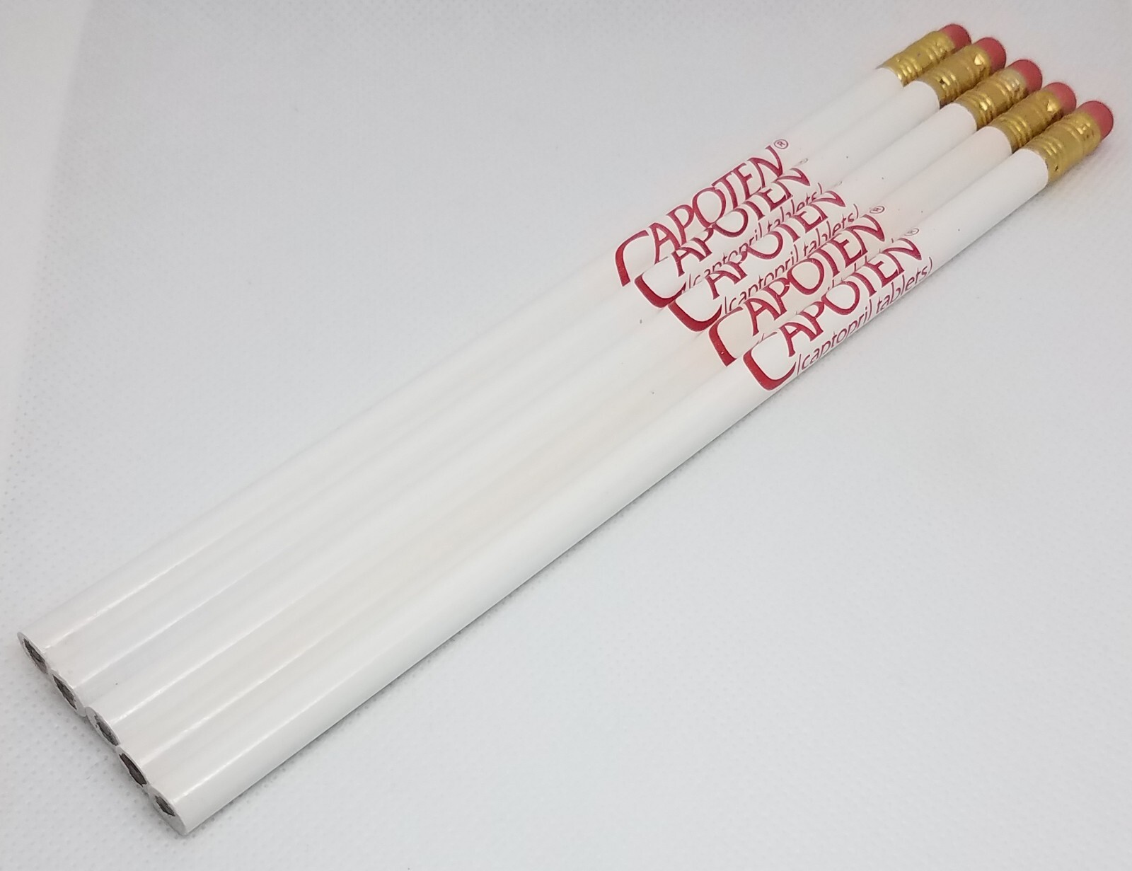 5 Capoten Captopril Tablets Pharma Drug Rep Advertising Wood Pencils