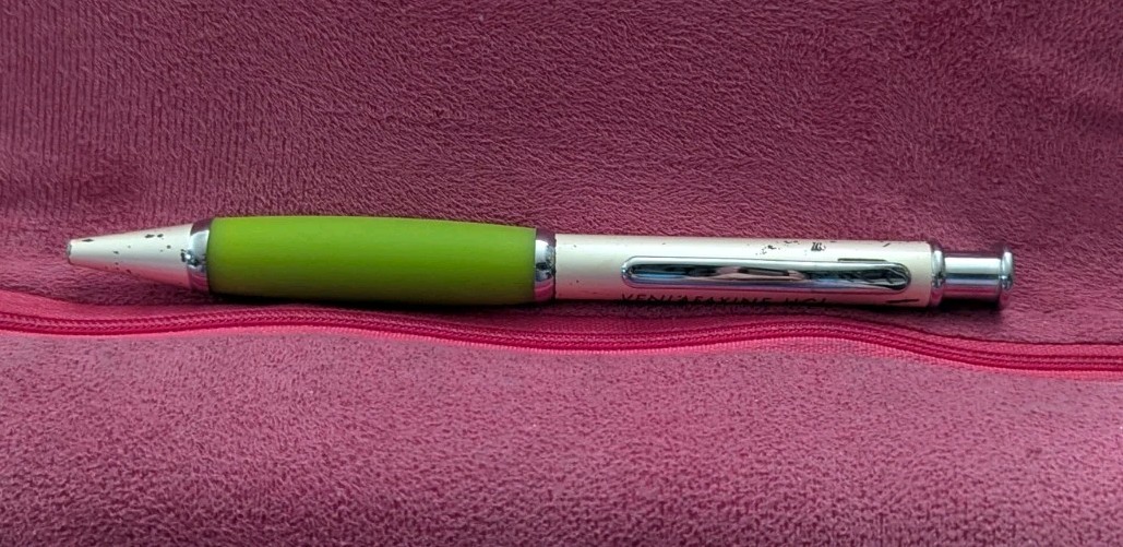 Effexor XR Extended Release Capsules Metal Pharmaceutical Writing Pen – Works!