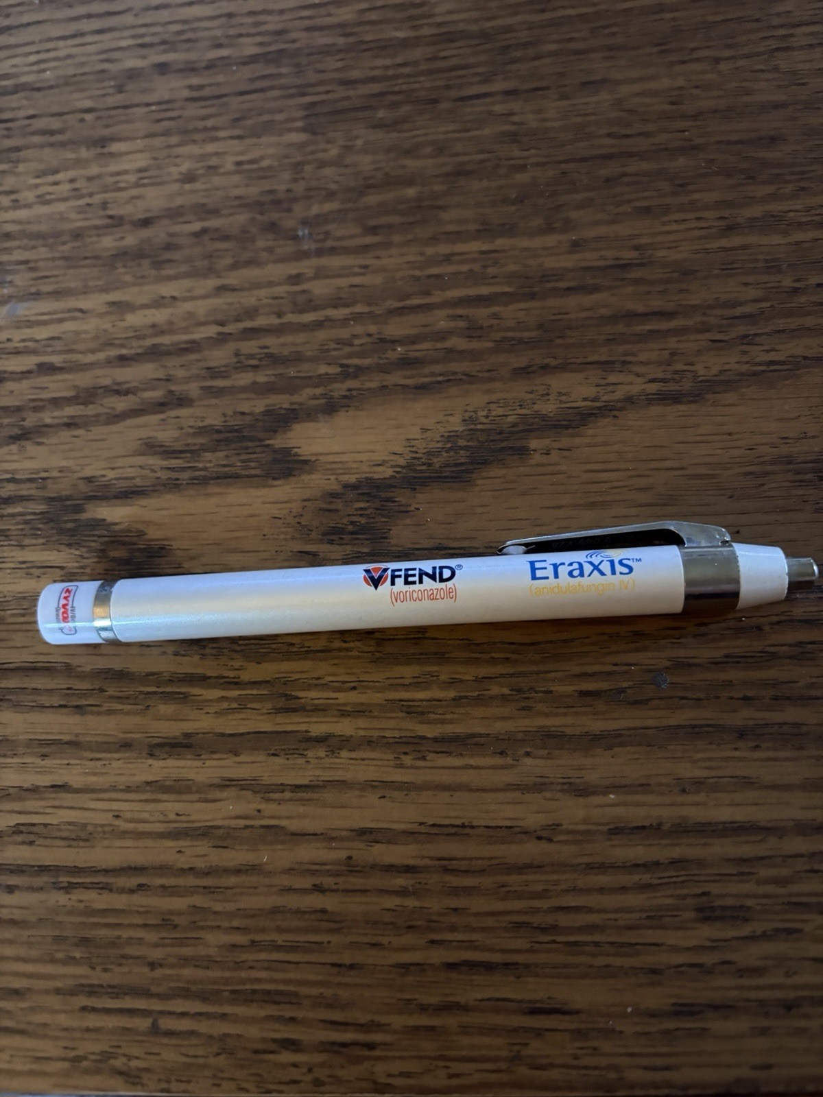 Vfend Zyvox Premium Metal PENLIGHT Drug Rep Pharmaceutical Promo Advertising