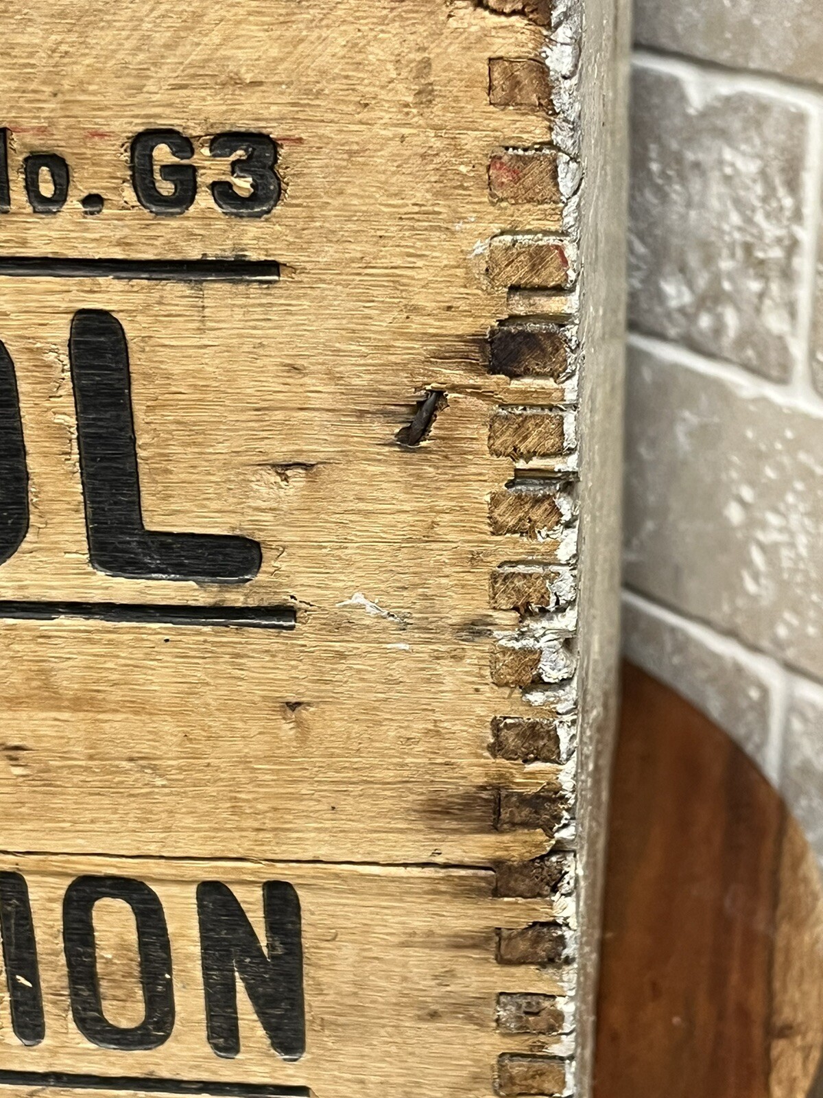 WOOD CRATE AGAROL COMPOUND FOR CONSTIPATION WILLIAM R WARNER & CO ST LOUIS (21A)