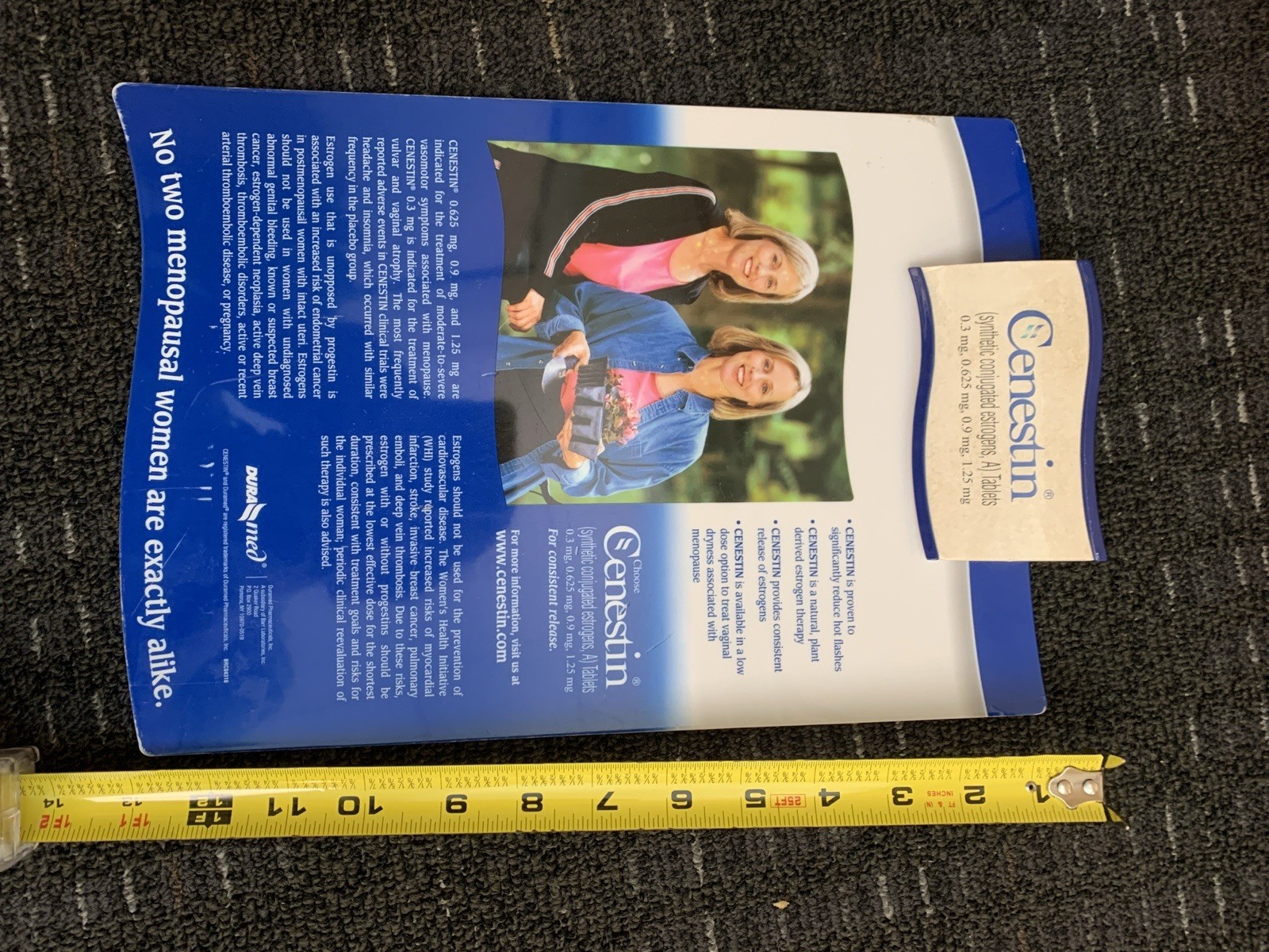 Cenestin Clipboard Vintage Pharma Promo 2000s