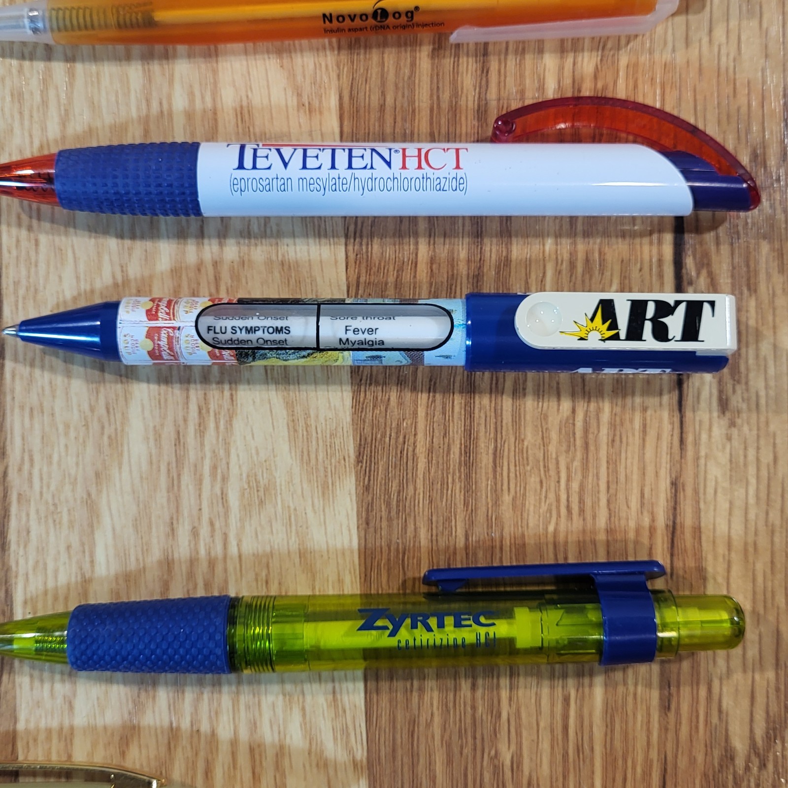12 Pharmaceutical Drug Rep Pens Viagra Prozac Zyrtec and More All Different