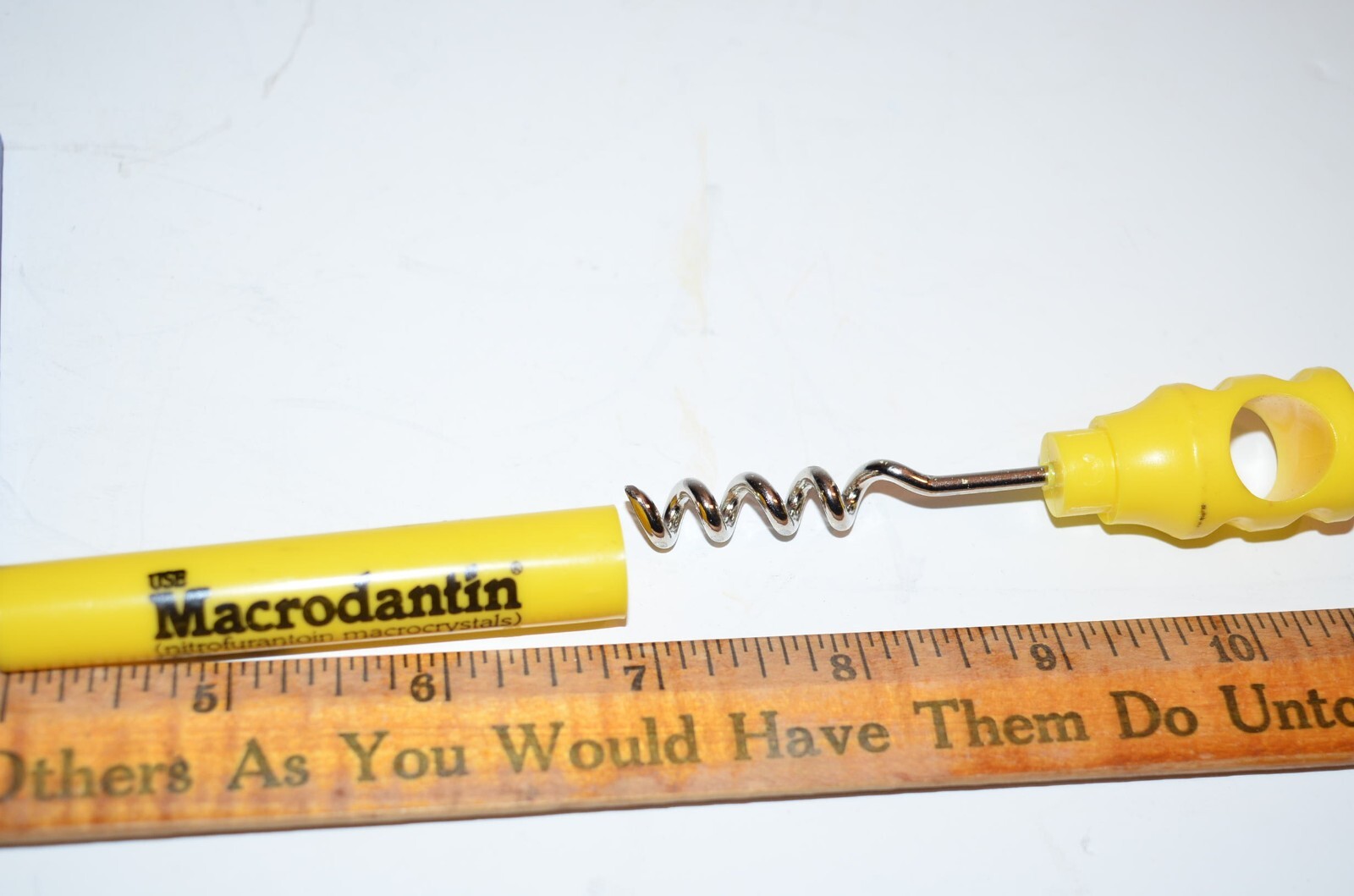 Pharmaceutical drug rep giveaways corkscrew and letter opener Urology