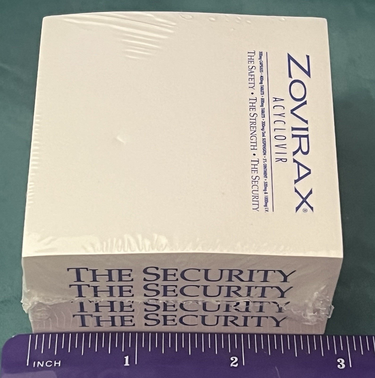 Zovirax Pharmaceutical Drug Rep Promo Post It Notes 2.75 inch Square