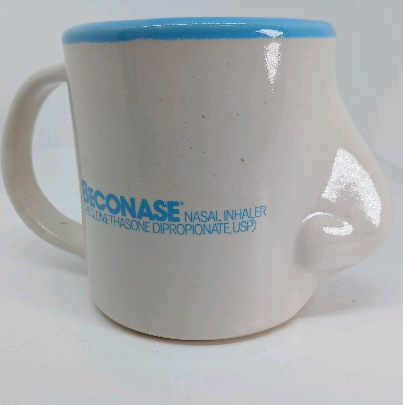 Beconase Nose Mug Drug Medical Swag Pharmaceutical Advertising