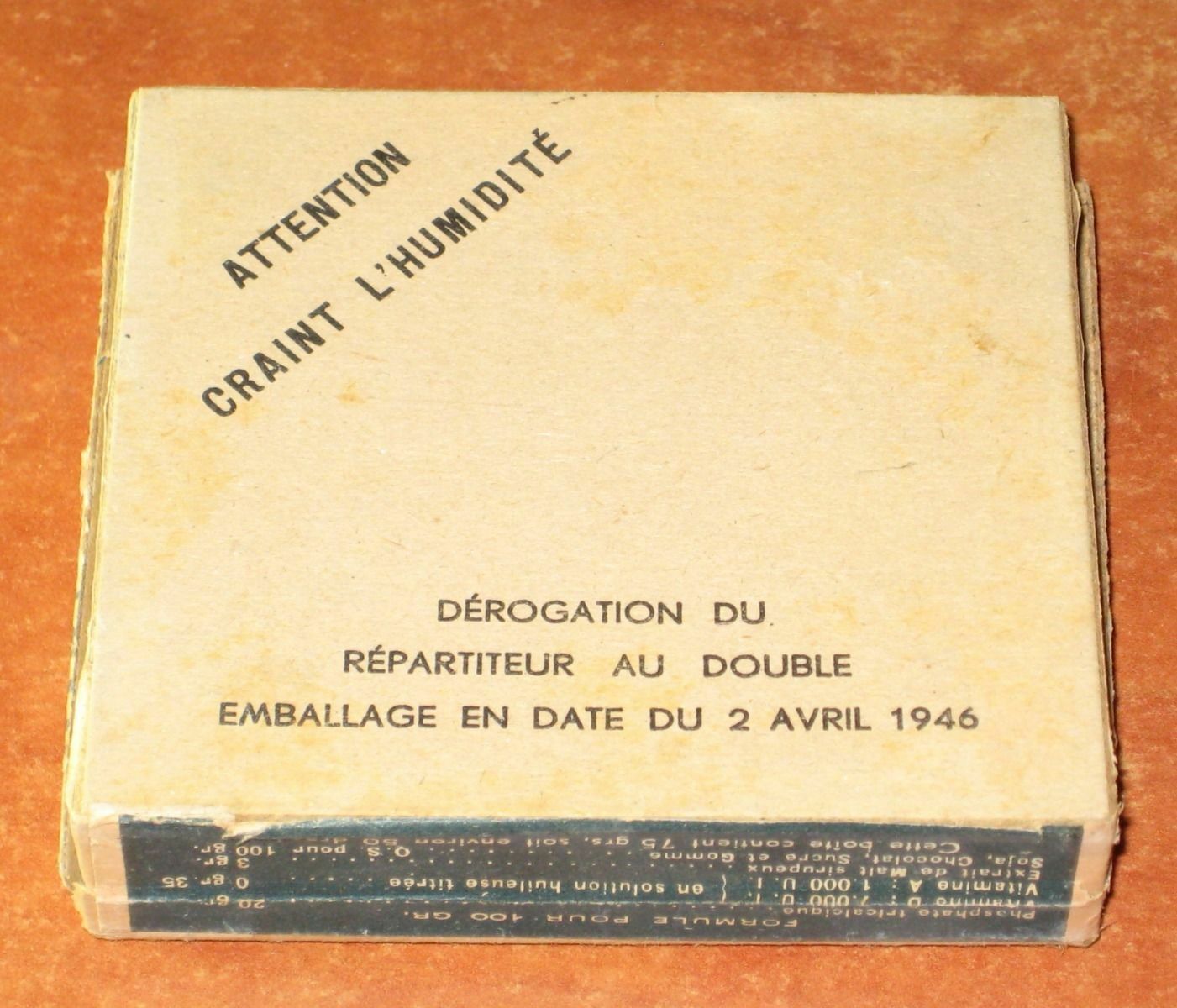 France Vintage Medicine Box Ultracalcium Laboratoires Derol Paris