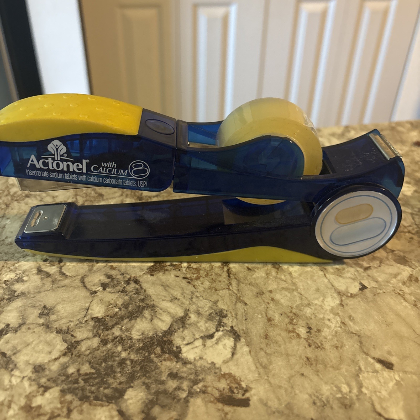 Actonel Pharmaceutical Drug Rep Advertising Doctor Stapler Tape Dispenser
