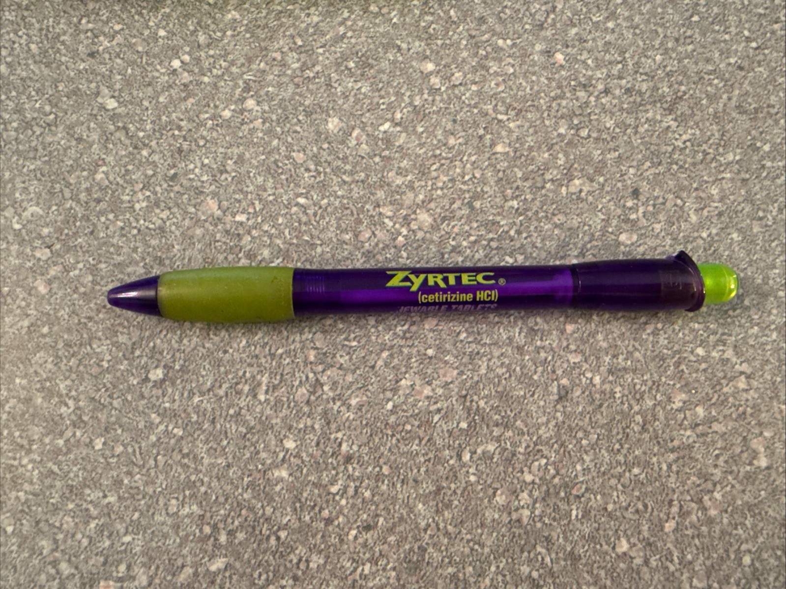 Pharmaceutical Drug Rep Promo Pens Zyrtec Lot of 3