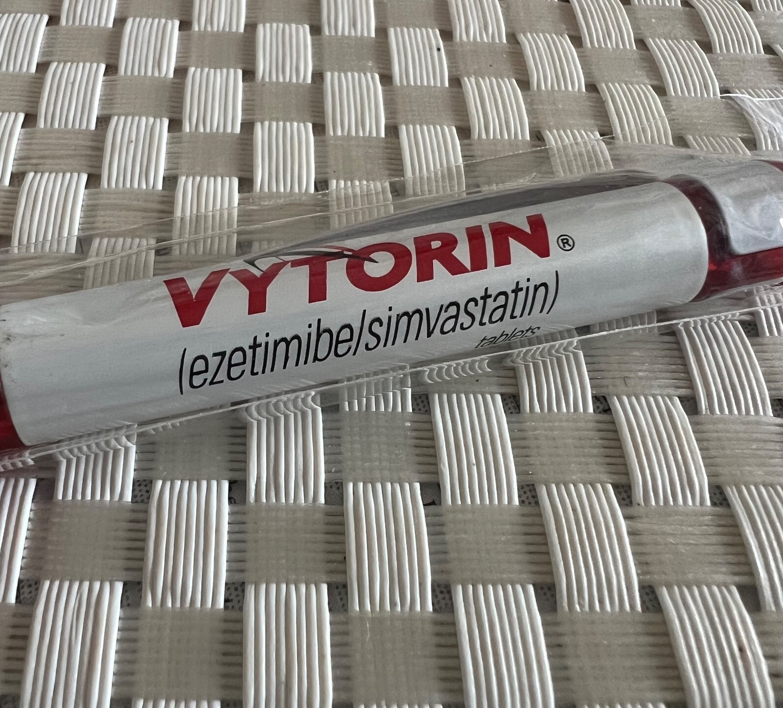 Drug Rep Pharmaceutical Memorabilia Metal VYTORIN Pen w/Plastic Cover, NIP