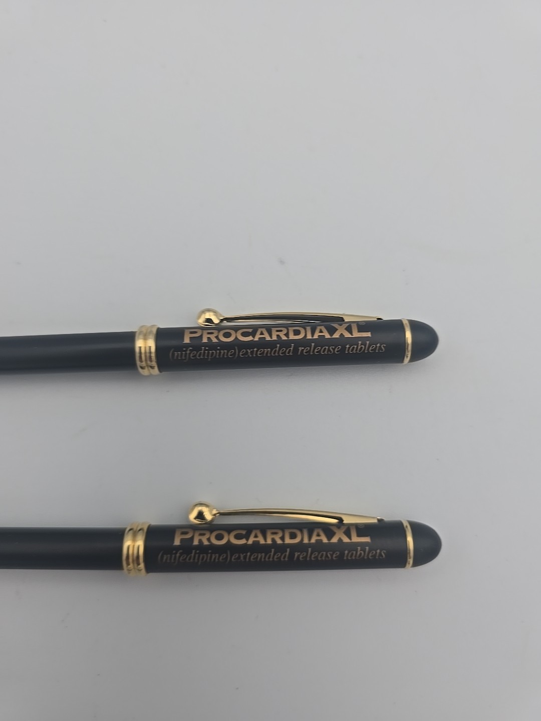 Drug Rep PROCARDIA XL Collectible Metal Pens x 2 RARE