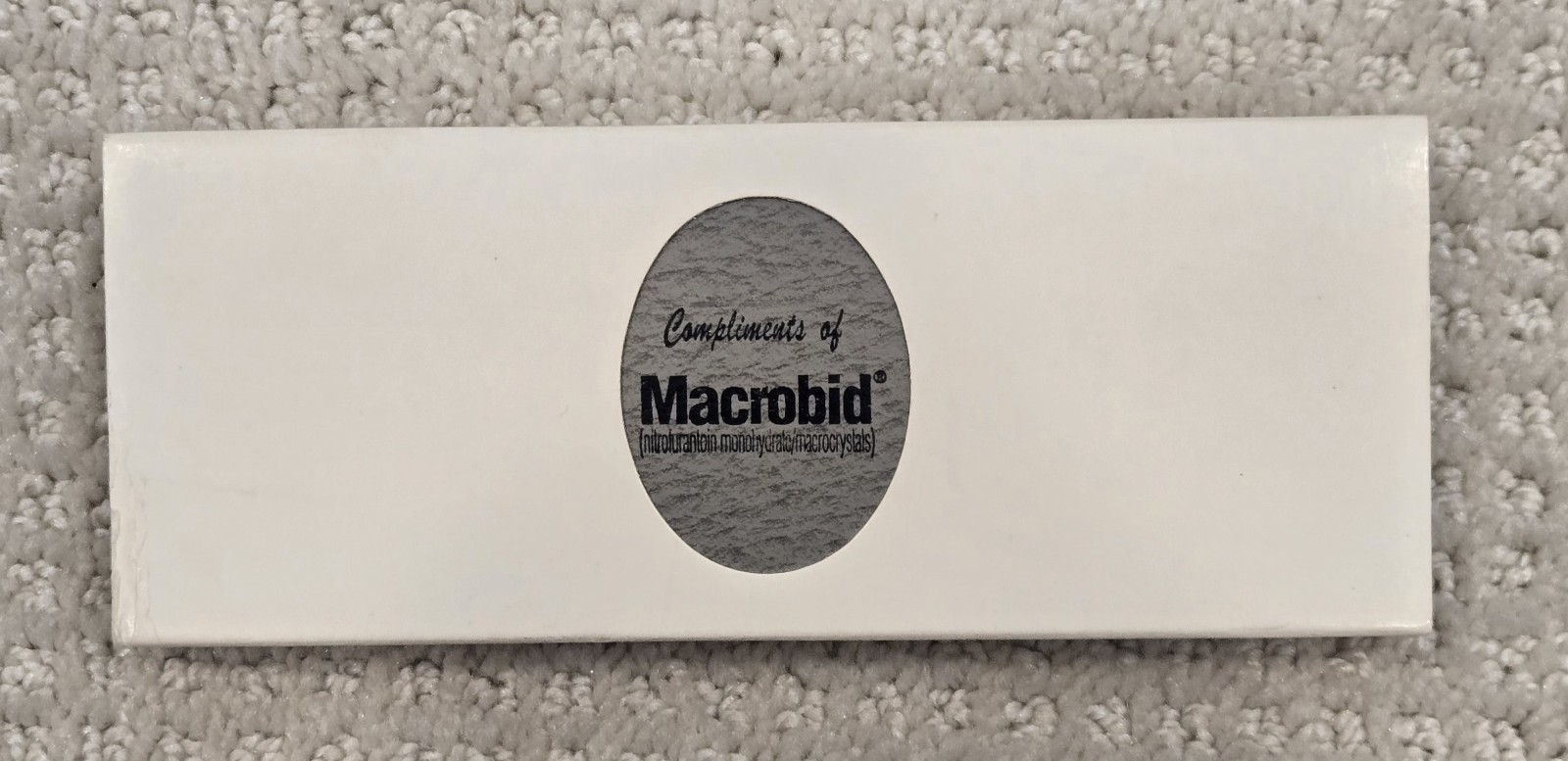 Pharmaceutical Marketing Ballpoint Pen “Macrobid” NEW OLD STOCK, MINT!