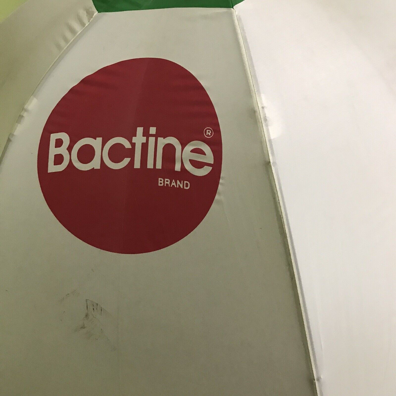 Vintage Bactine Pharmaceutical Umbrella Plastic Handle RARE
