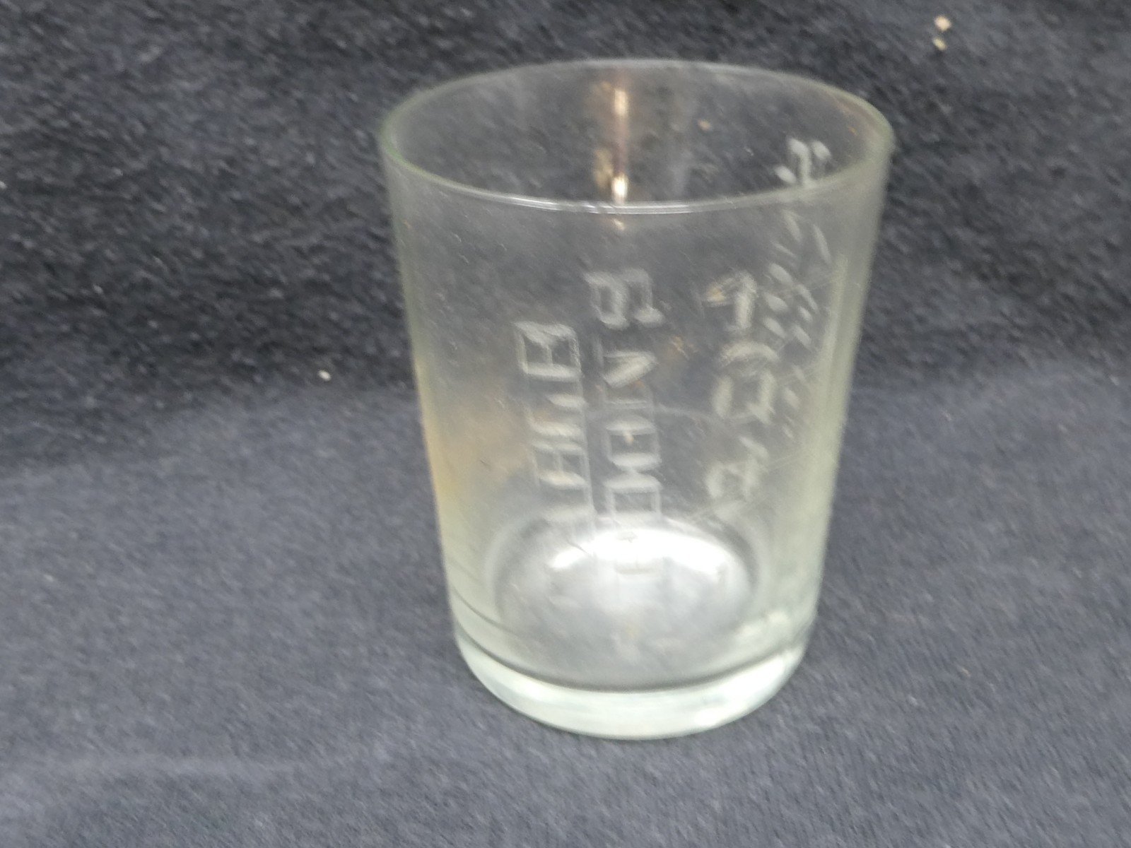 Cased Minim & Medicine Glass Measure Etched Apothecary Graduated Set