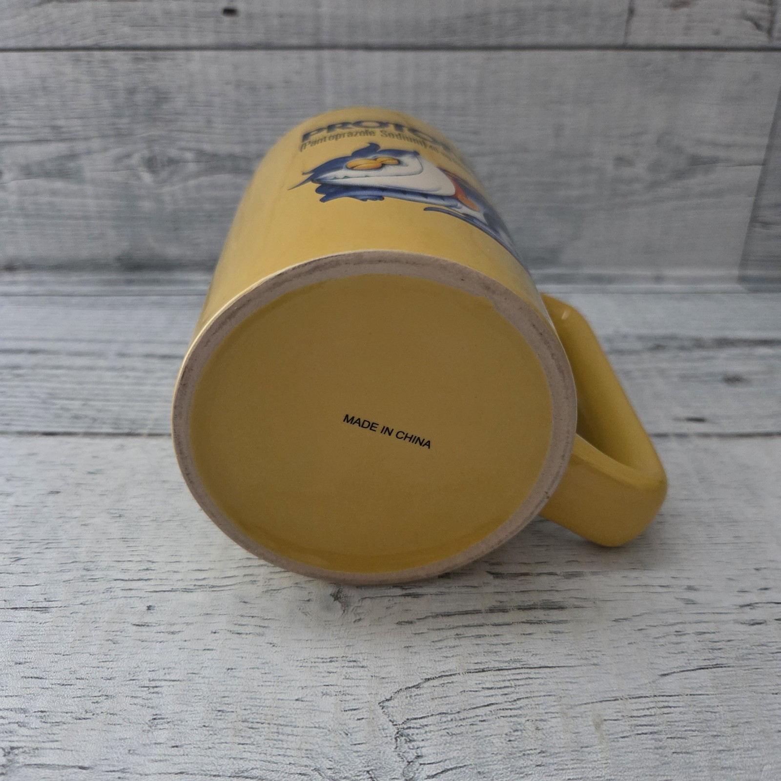 Vintage PROTONIX IV Heartburn Monster Oversized Mug Cup Drug Pharma Promo