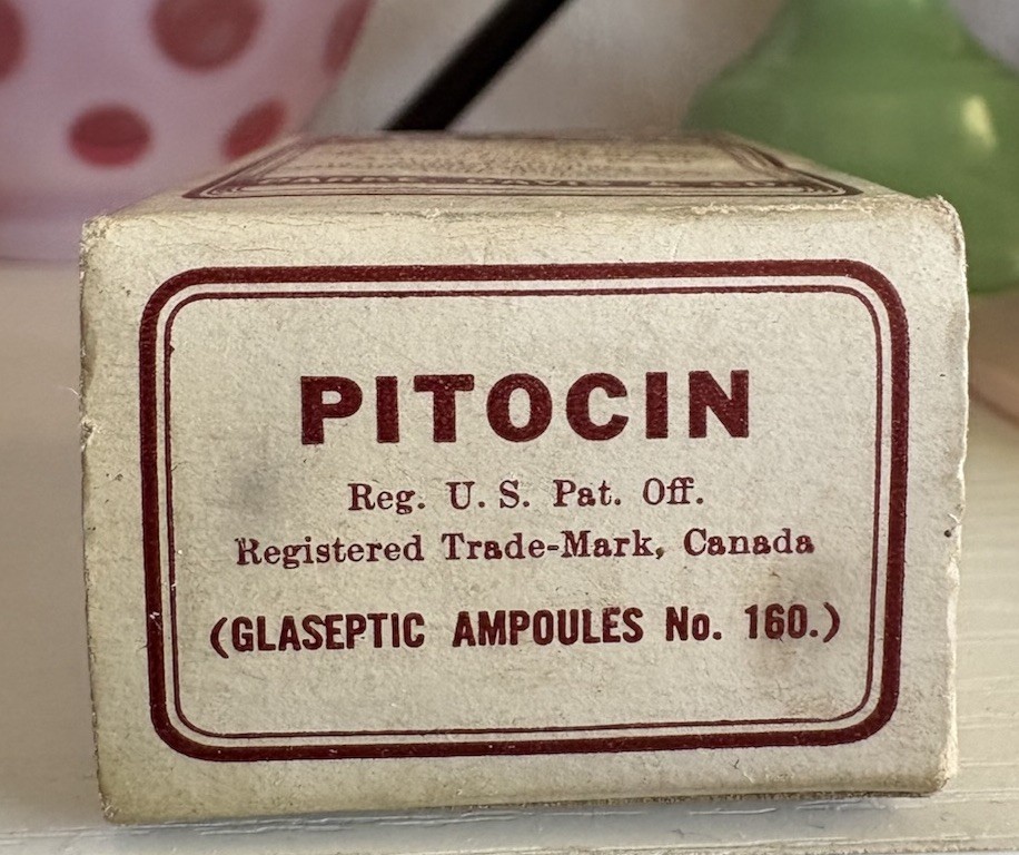 Vintage Parke, Davis, & Co. PITOCIN Glaseptic Ampules Complete Box Of 6