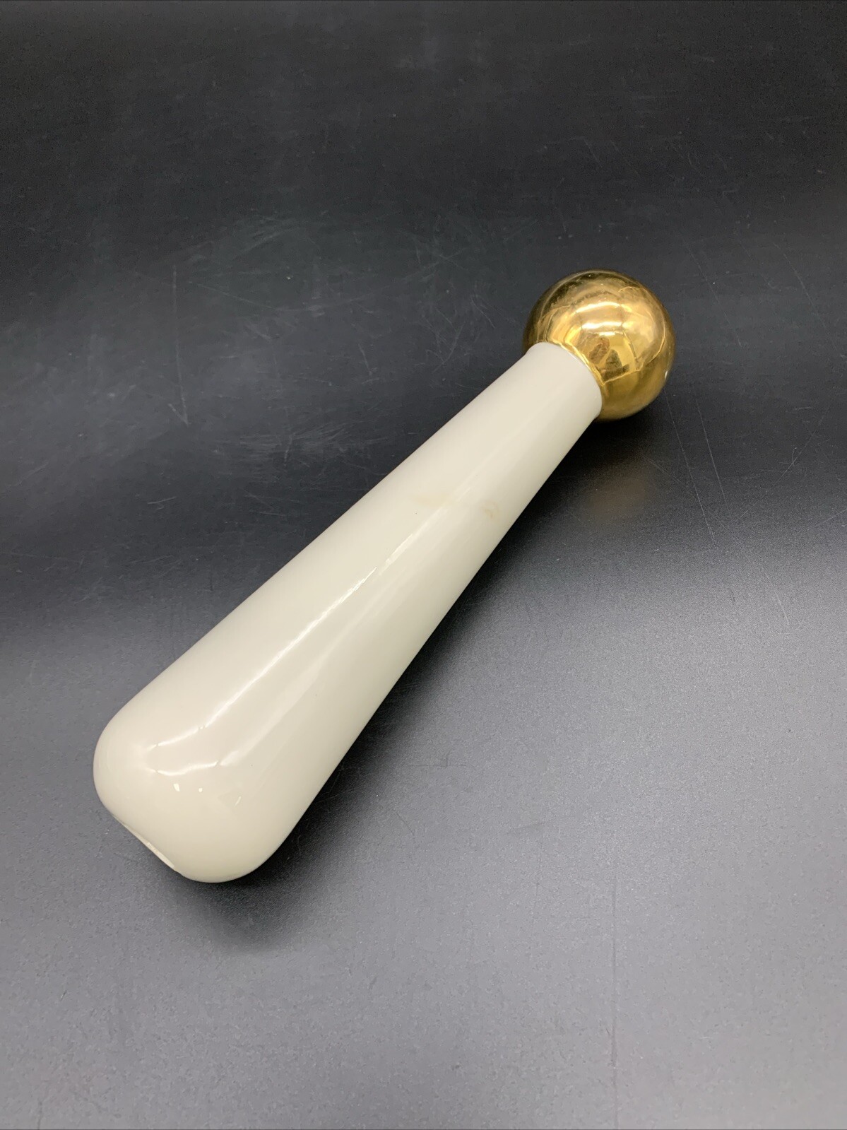 Vintage Blair Specialties Mortar and Pestle Apothecary Display Retro Gold Gilt