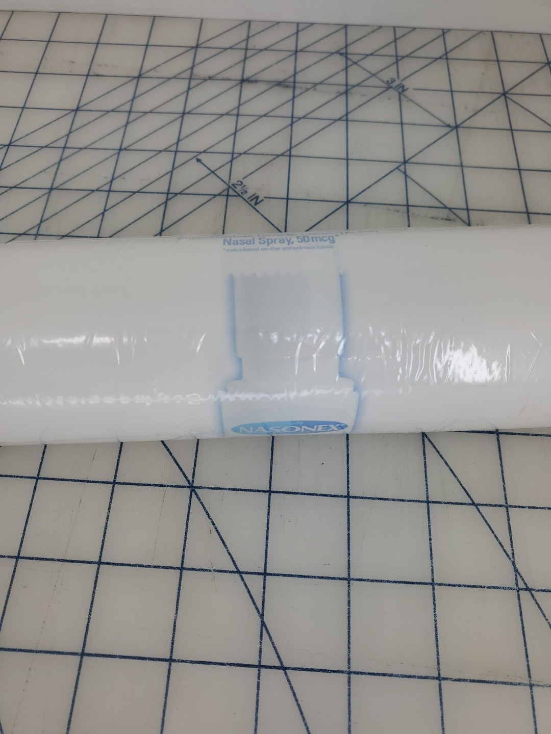 logo print NASONEX nasal spray Drug Rep merch EXAM TABLE PAPER ROLL new 18″ wide