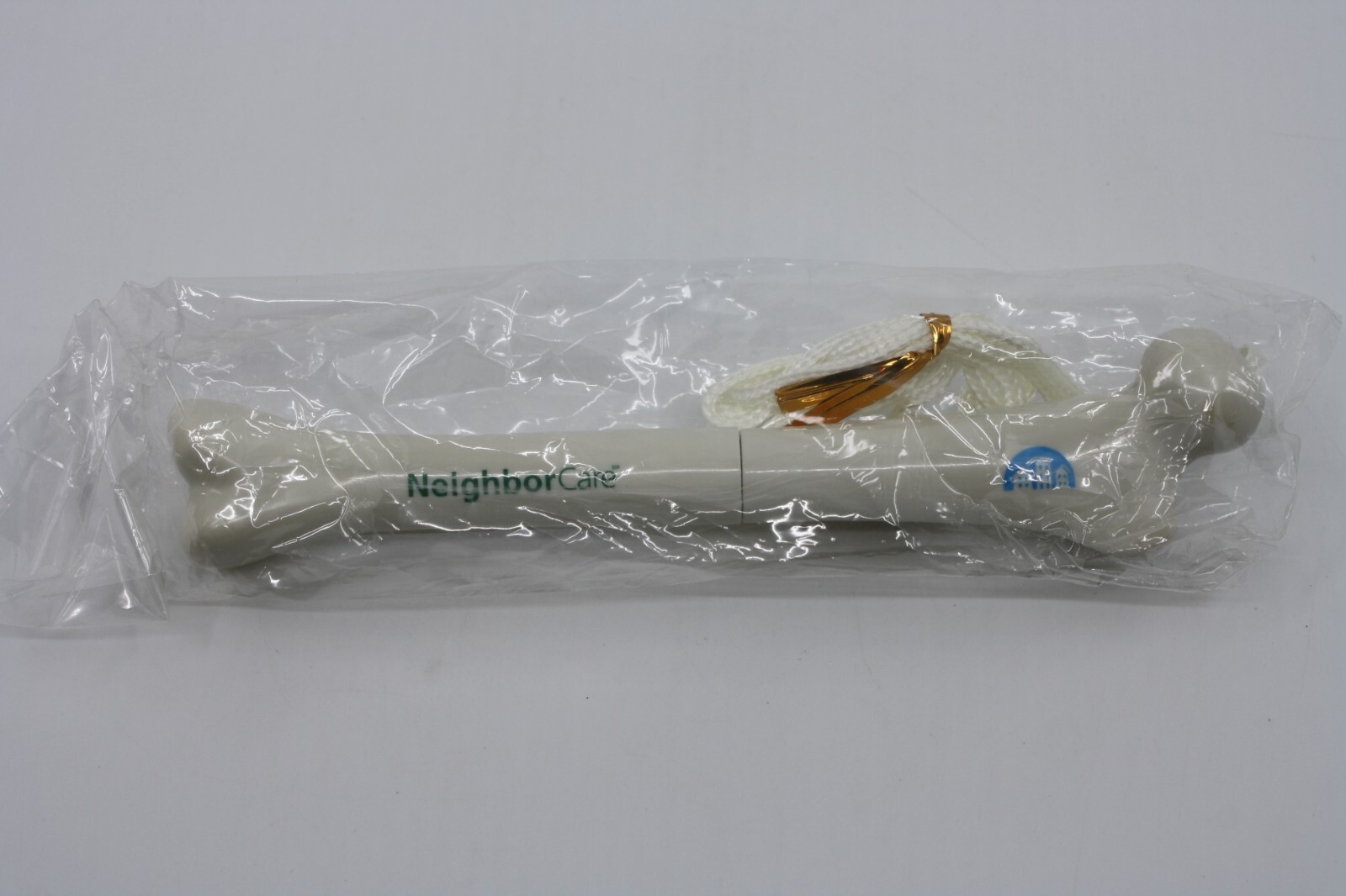 Bone Shape Pen NIP Neighbor Care Pharmaceutical Drug Rep Neck String Spec Sample