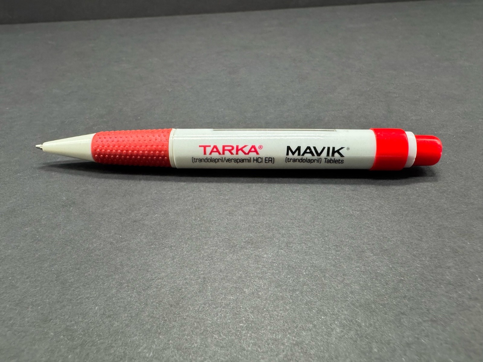 Tarka Mavik Pharma Promo Click Pen Rotating Barrel Changing Logo Advertising