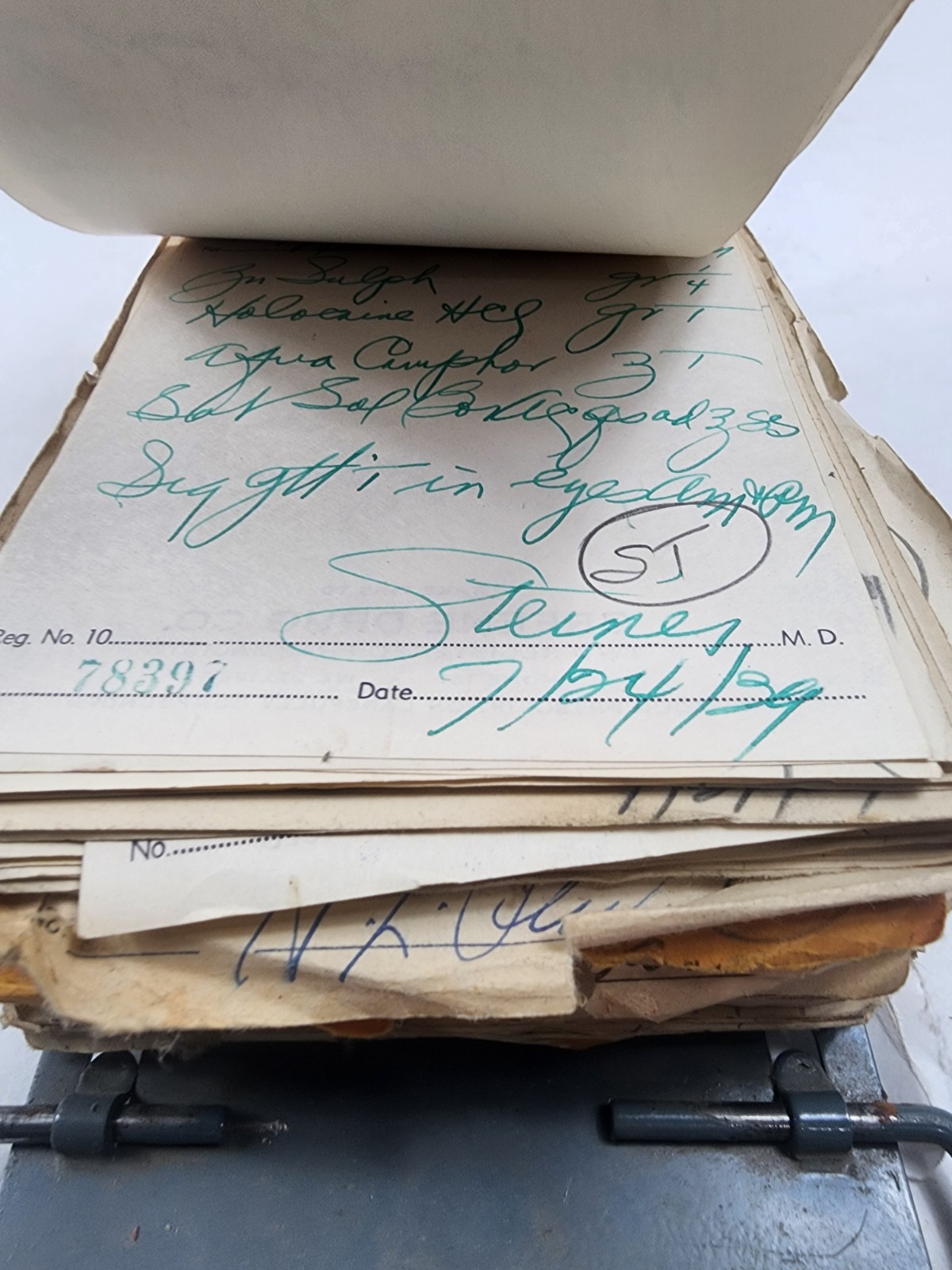 Prescription Atlas Rx Pad Paper Apothecary Druggist Pharmacy Medicine 1939