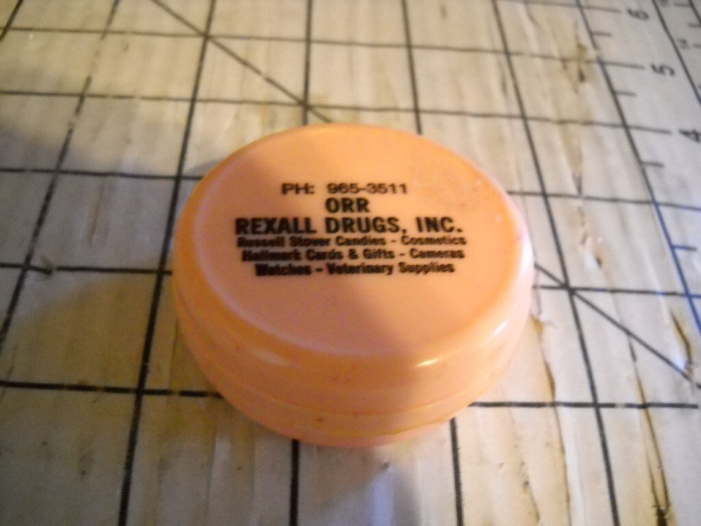 Orr Rexall Drugs, Inc. Pink Plastic Collapsing Travel Cup