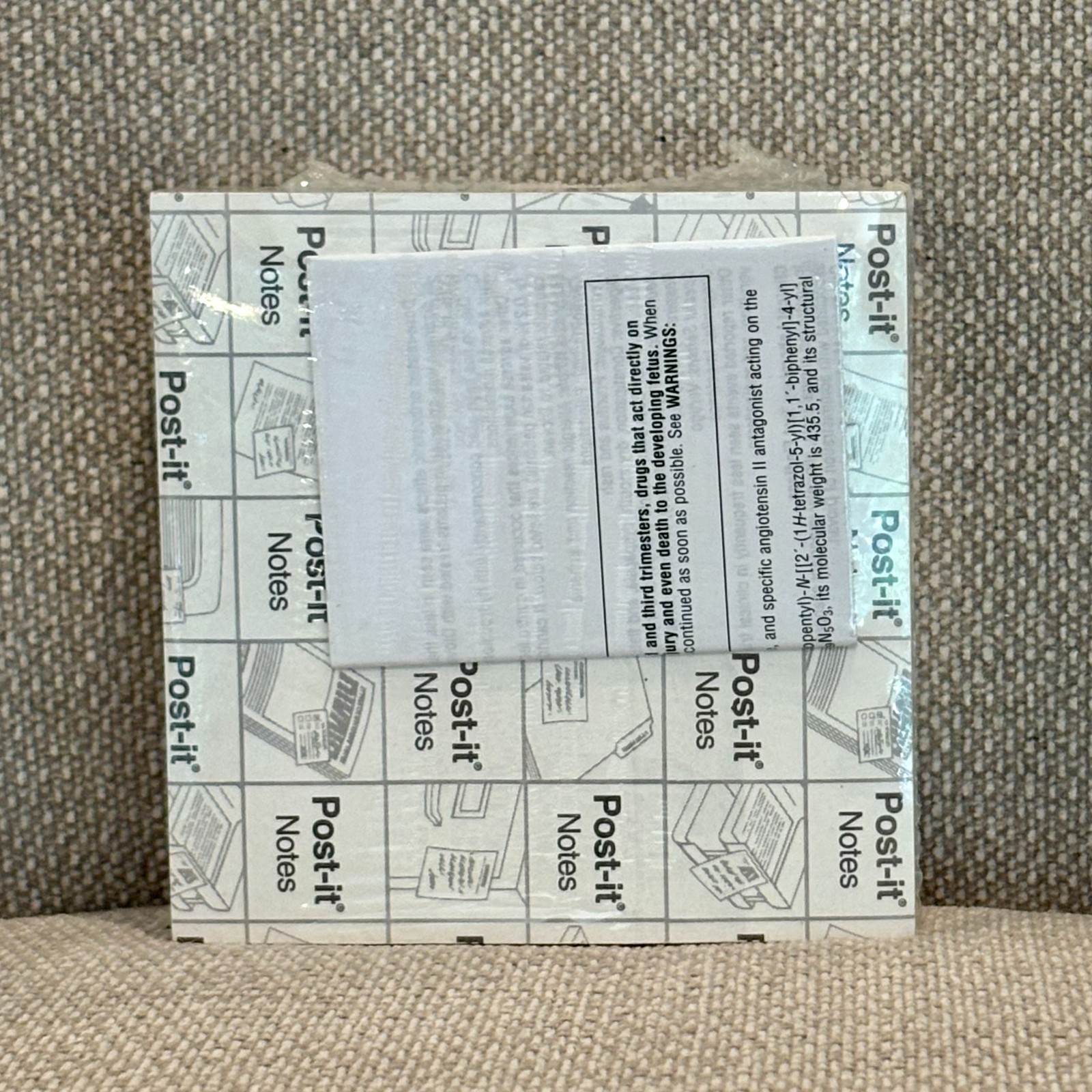 Diovan valsartan Novartis Pharmaceutical Promo Advertising Sticky Notes Pad NEW