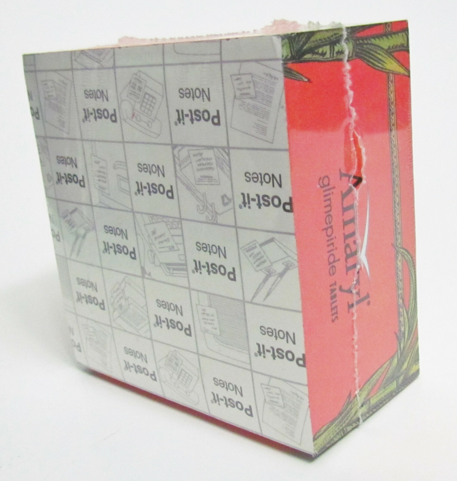 Amaryl Glimepiride Tablets POST-IT NOTES Pad Drug Rep Advertising Pharmaceutical