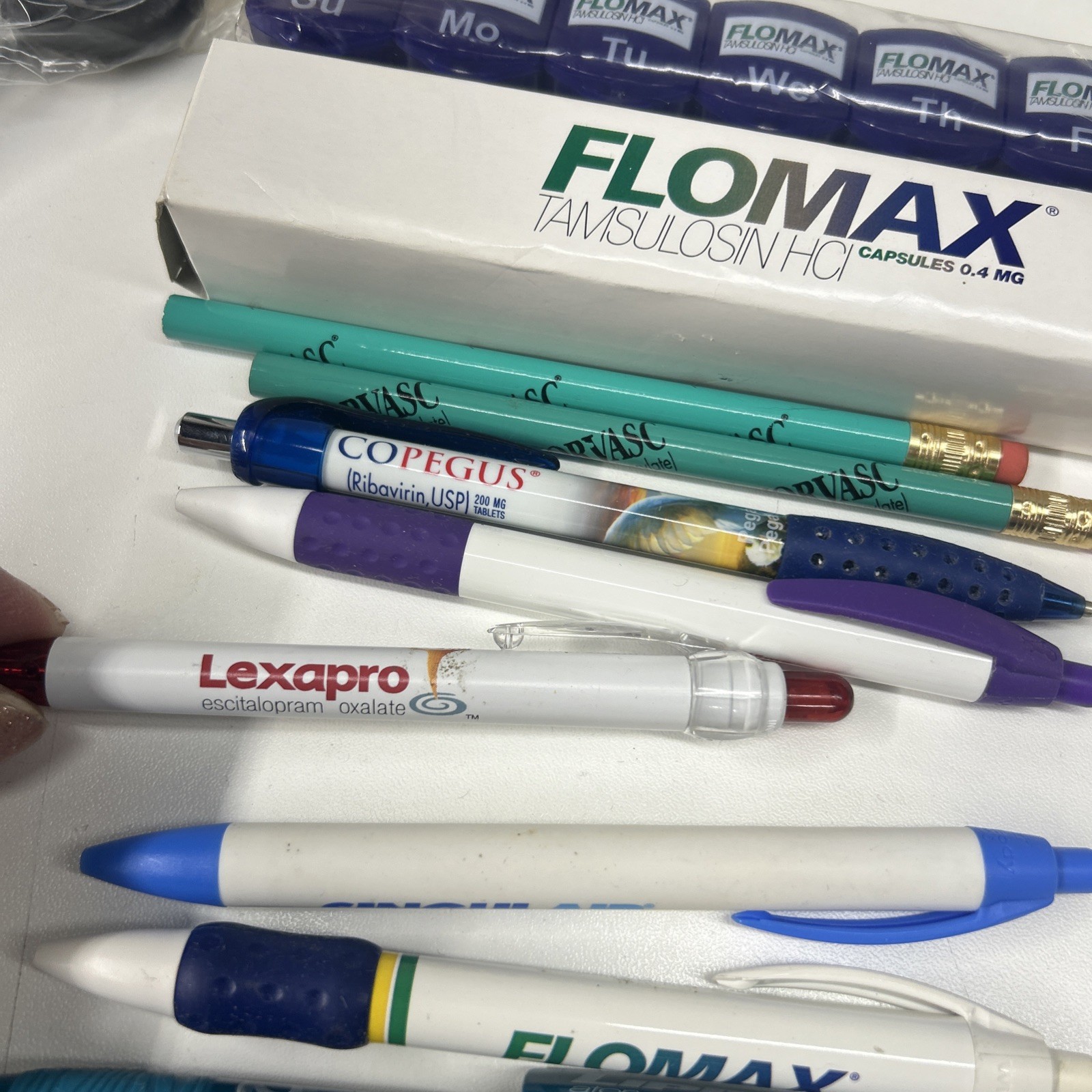 Pharmaceutical Drug Rep Pens Pencils Massager Percussion Hammer Lexapro Norvasc