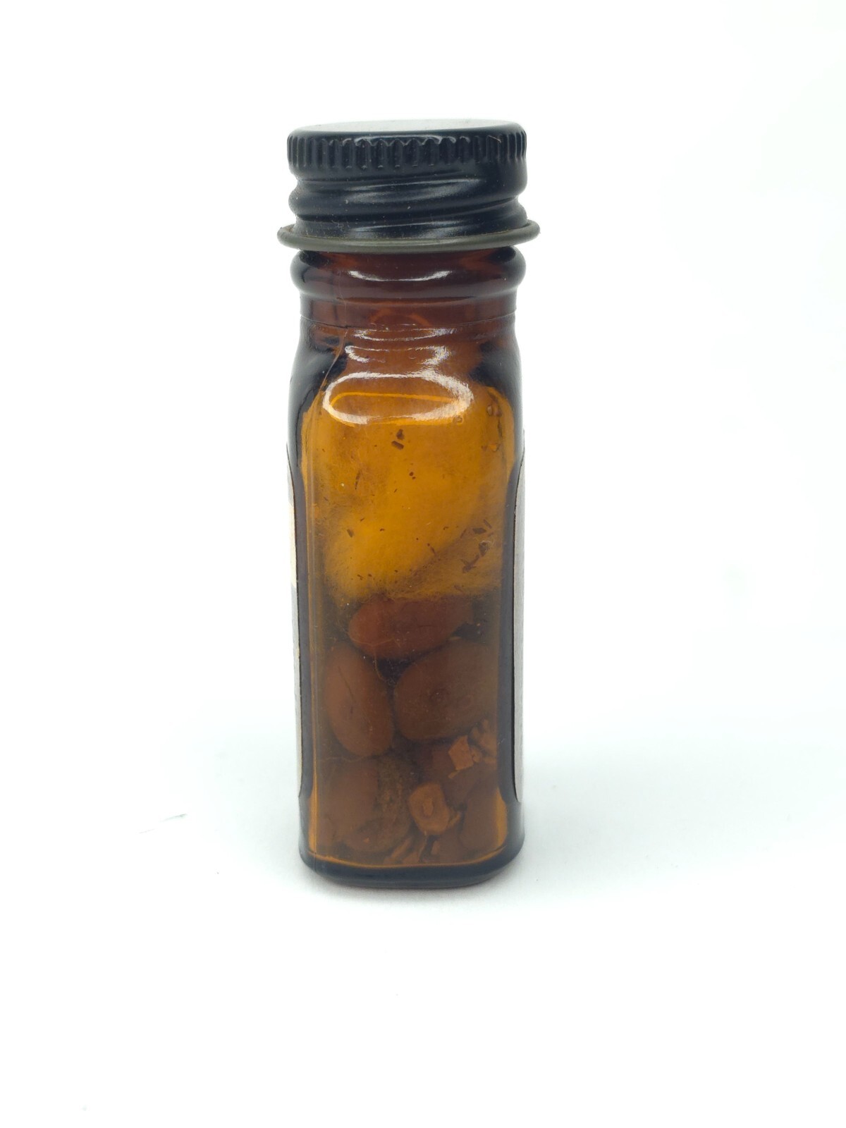 C1960s NOS Caroid Bile Salts Advertising Sterling Drug Bottle American Ferment