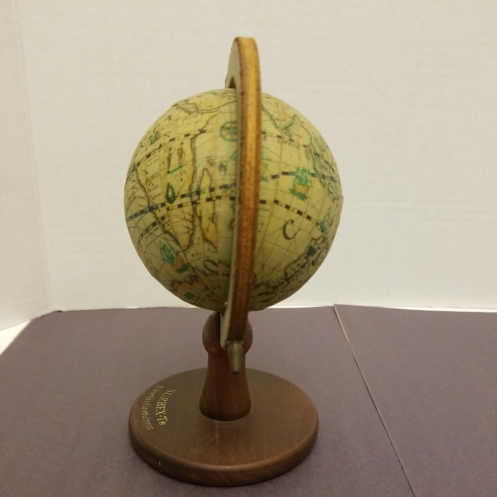 Vintage Surbex-T Pharmaceutical Rep Drug Advertising World Globe Small