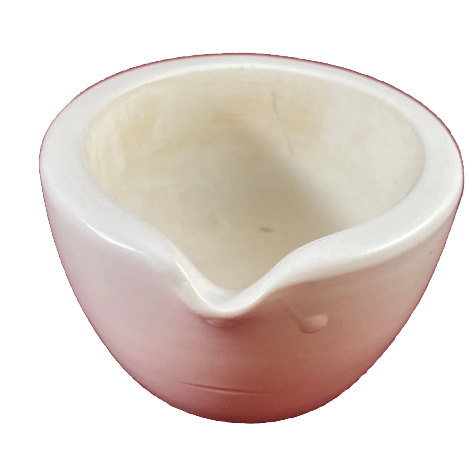 Vintage Antique Apothecary Mortar Pestle Pestal Coors Ceramic With Spout USA