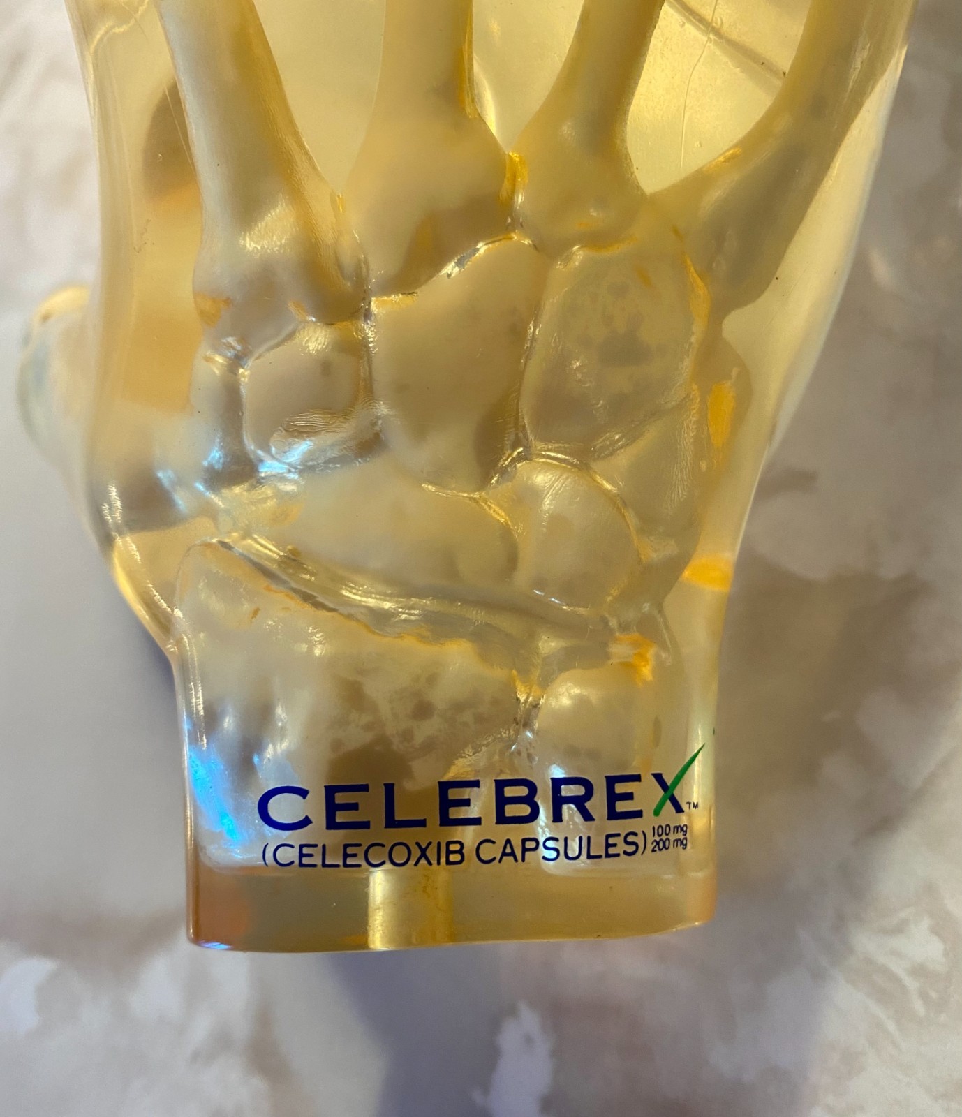 Vtg Rare 1999 Searle Pfizer Celebrex Phantom Hand Model Pharmaceutical Promo