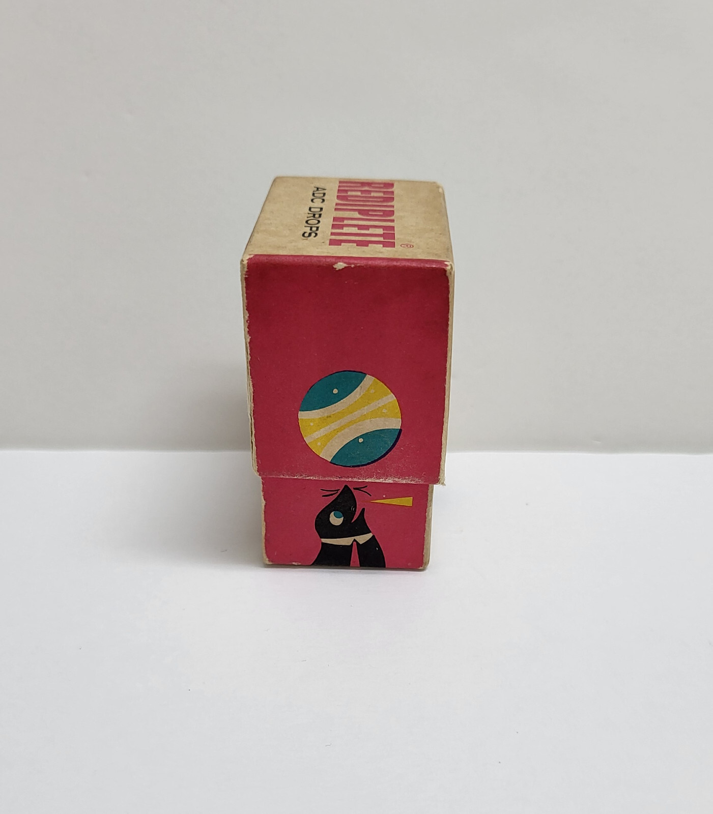 Vintage 1960’s Merck, Sharp & Dohme Circus Theme Rediplete Pediatric Vitamin Box