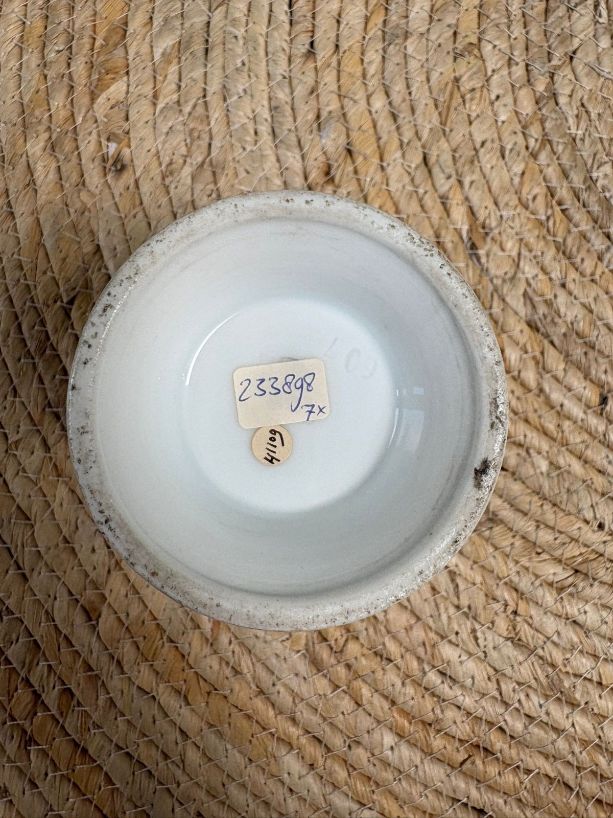 Antique Apothecary Jar Porcelain Apothecary vintage rare!