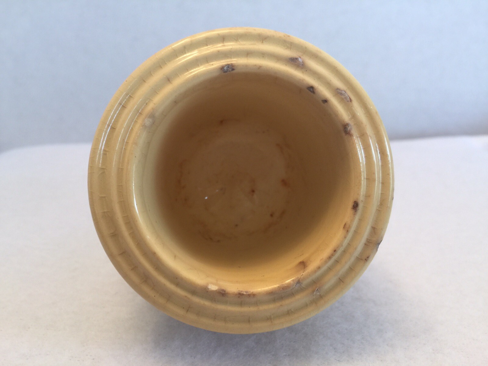 Apothecary Jar Small Heavy Thick Mortar No Pestle Vintage