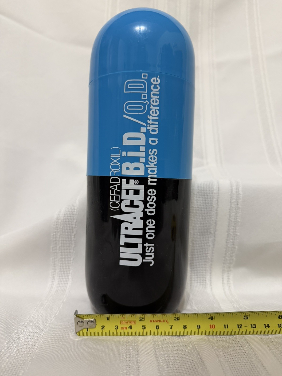 Pill Capsule Shaped Thermos Cefadroxil Drug Rep Promo Pharmaceutical Advertising