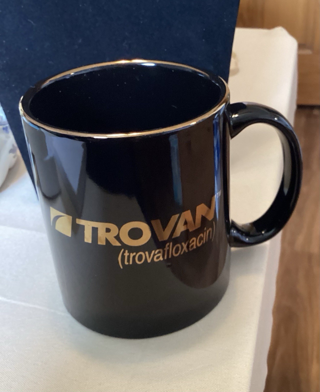 Vintage Coffee Mug Pharmaceutical Advertising “TROVAN”