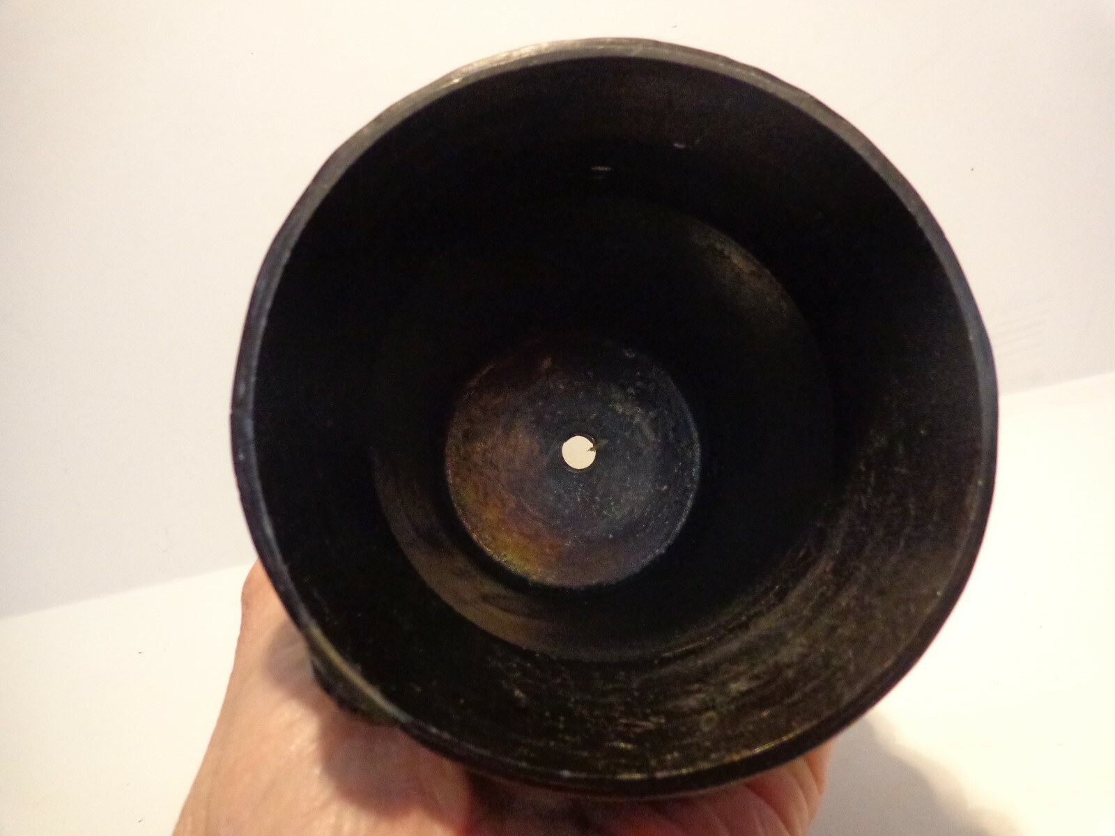 Pharmaceutical Apothecary Brass Mortar & Pestle Secundum Artem Statue Liberty
