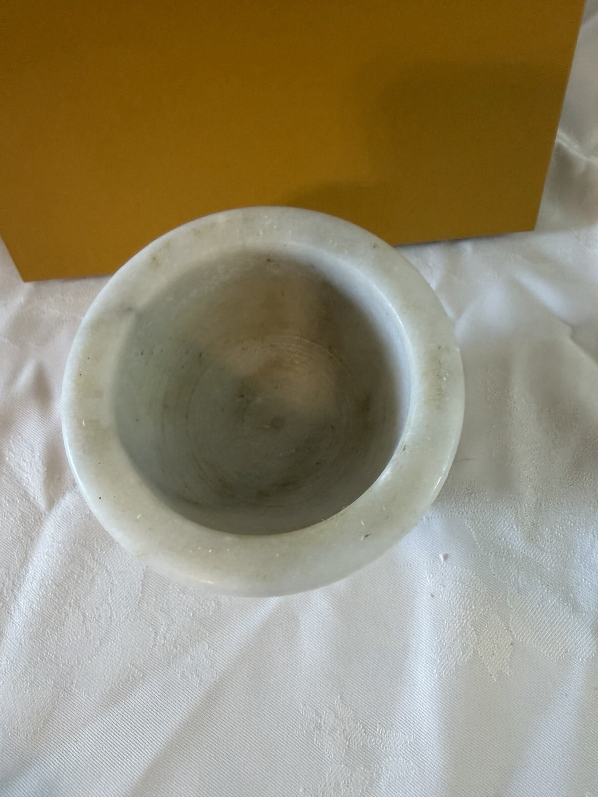 Vintage Italian Marble Mortar and Pestle 4″ x 4″ 1960’s