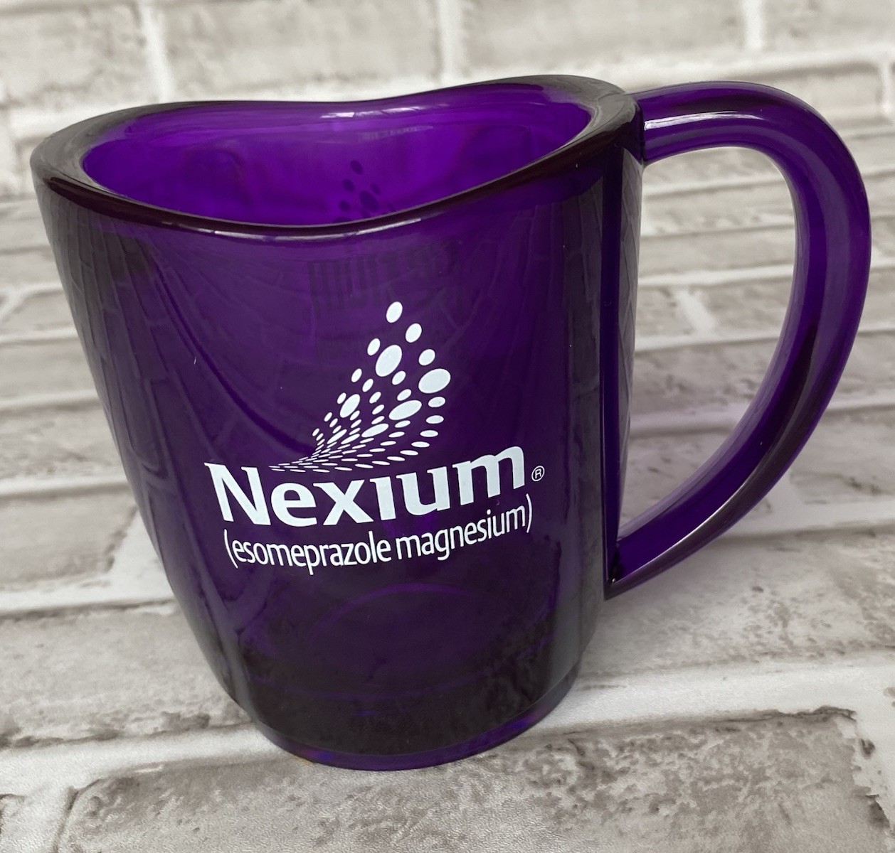 Nexium the Purple Pill AstraZeneca AZ Pharmaceutical Advertising Promotional Mug