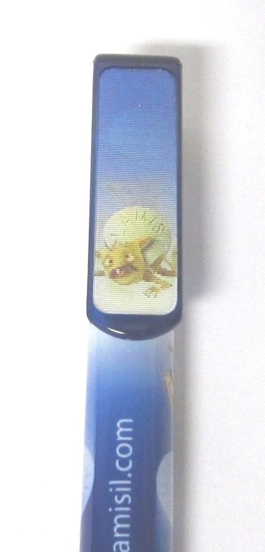 Drug Rep LAMISIL Collectible Pen with 3-D HOLOGRAPHIC “Digger” Clip RARE